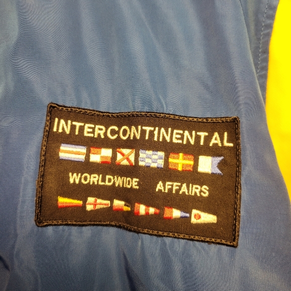 FOREVER 21 Men’s XLarge Color Block Int'l Worldwide Affairs Windbreaker Jacket - Picture 2 of 4